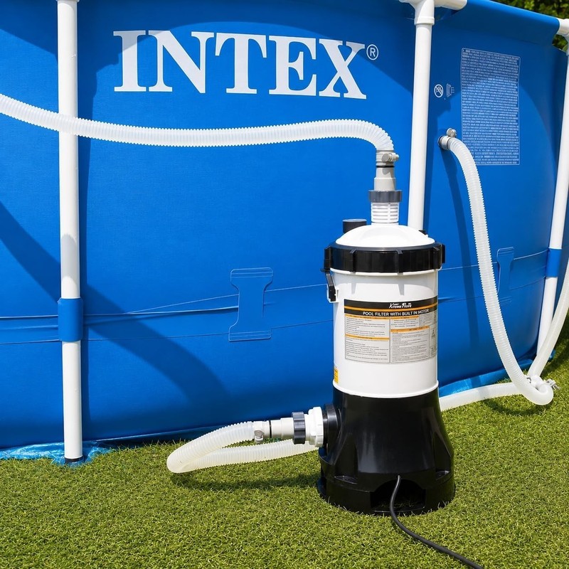 Durable Above Ground Pool Filtration System - 1.5" Fitting, 25 GPM Flow Rate gallery