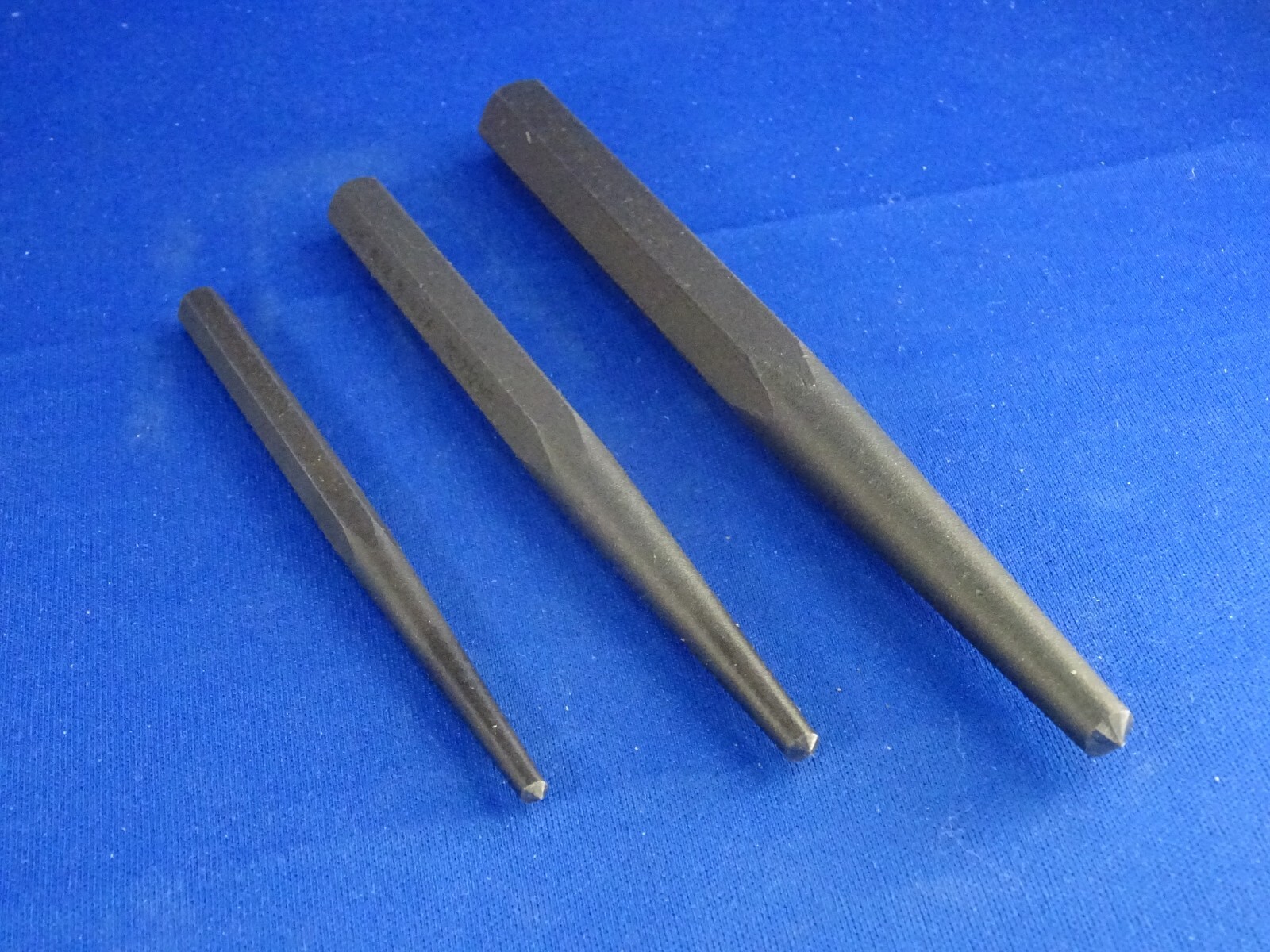 Wilde Tool PC3.NP 3pc Center Pin Punch Set 1/4, 3/8, 1/2Stock Sizes MADE in USA gallery
