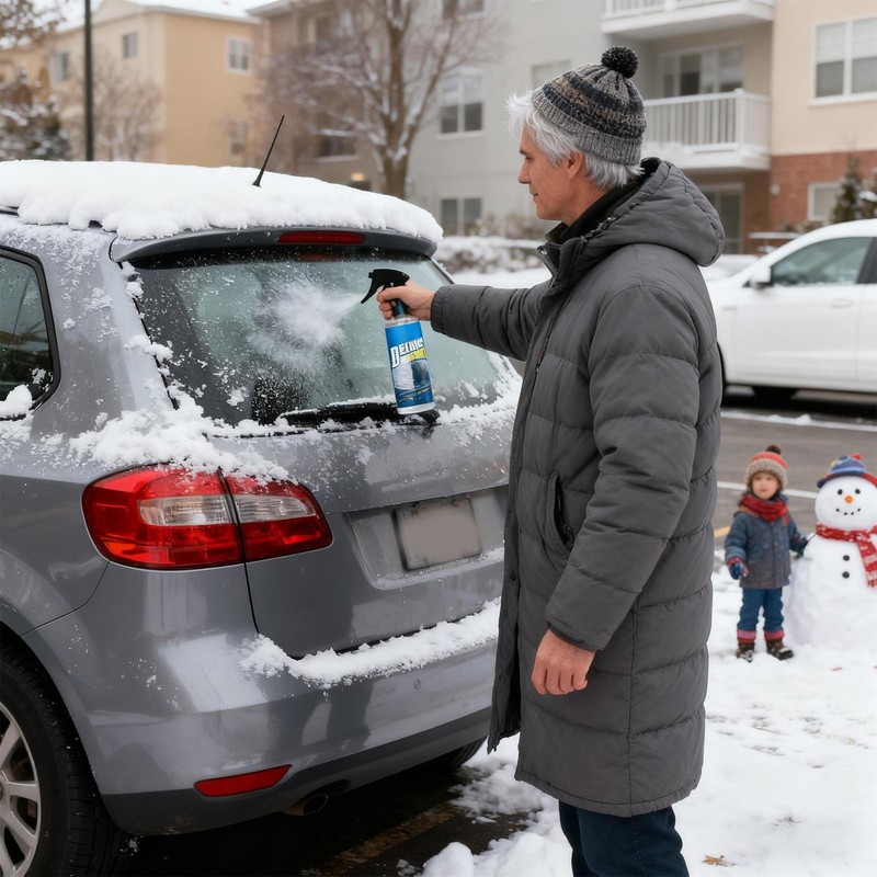 1/2/3x Windshield Deicer Spray Snow Melting & Deicing Agent Car DeIcing Spray gallery