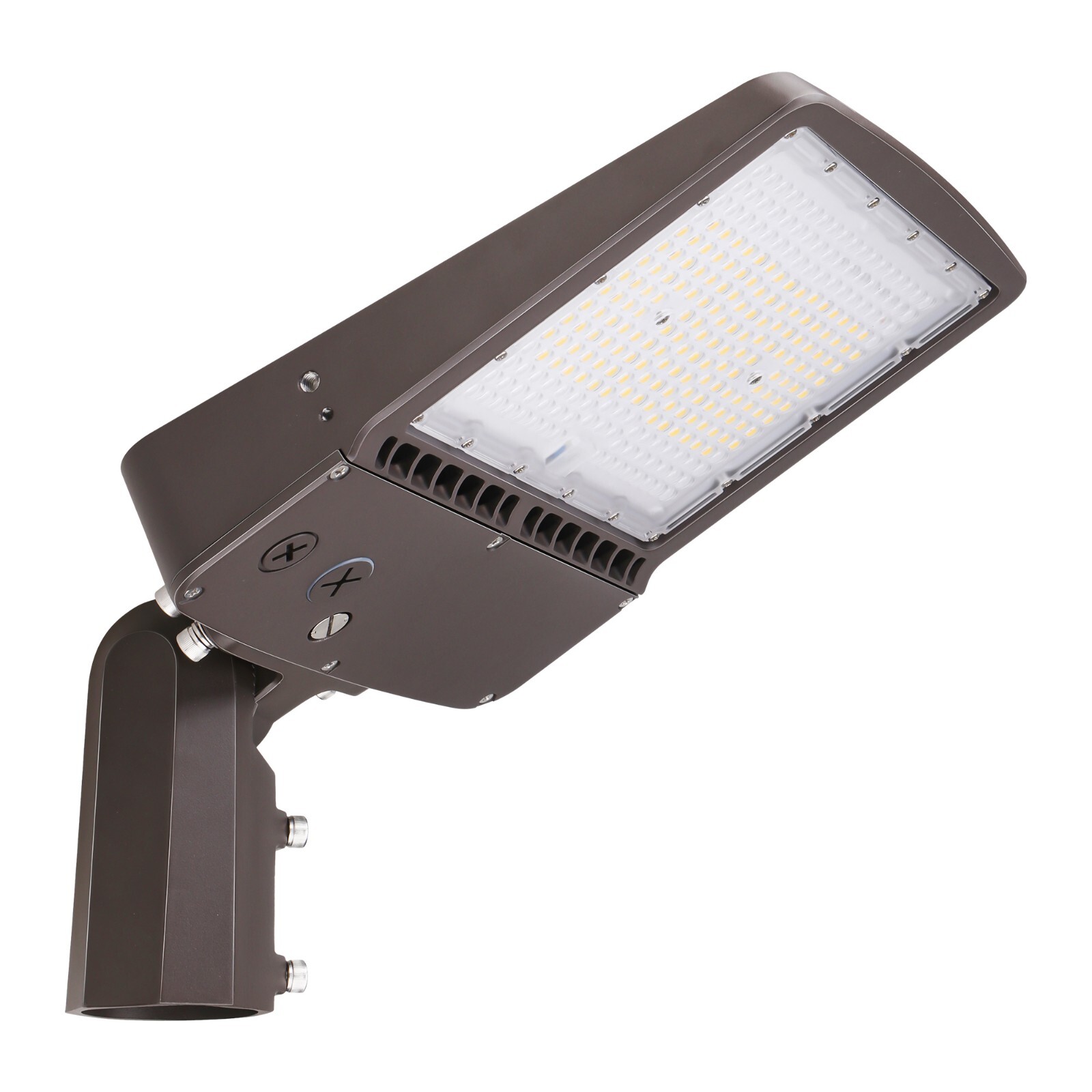 150W LED Shoebox Parking Lot Light with Slip Fitter Mount 21000LM 100-277V gallery