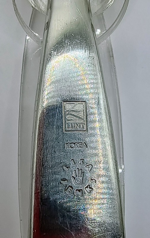 Lisa Jenks ZIG ZAG Pattern Silverware CHOICE Flatware No Teaspoons or Salad Fork gallery