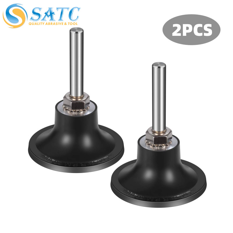 2PACK 2 inch Roll Lock Sanding Disc Pad Holder 1/4" Shank for Die Grinder Drill gallery