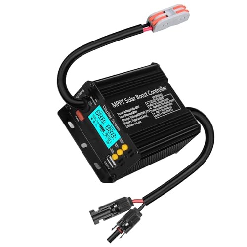400W Boost MPPT Solar Charge Controller LCD Solar Panel Regulator LCD-400W gallery