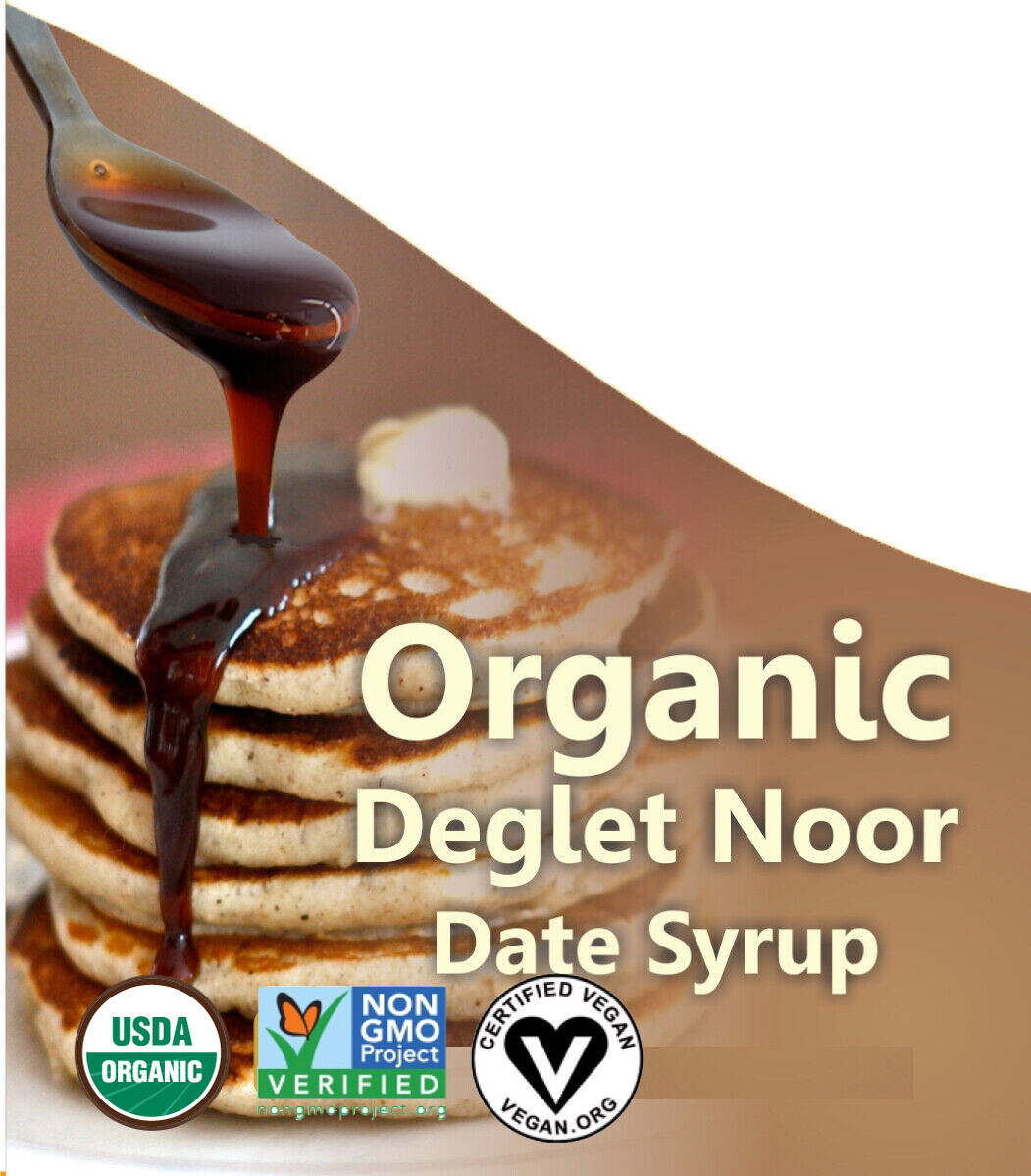 80 OZ (5LB) ORGANIC DATE SYRUP/ CERTIFIED ORGANIC/ NON-GMO/VEGAN/KOSHER gallery