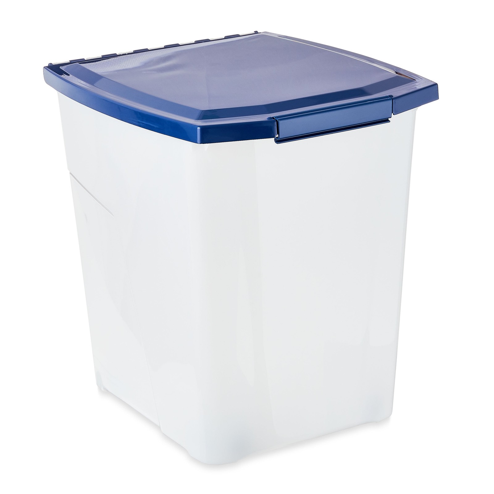 Plastic Pet Food Storage Container with Locking Lid, 25 lb Capacity gallery
