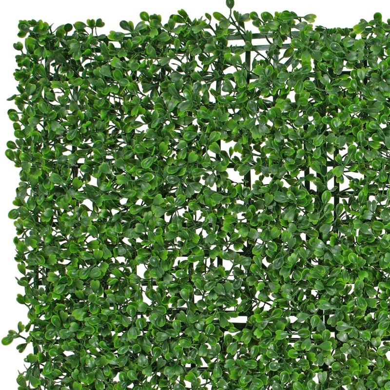 Artificial Boxwood Topiary Wall Panels, Green Hedges and Privacy Screen, 8 SQFT gallery