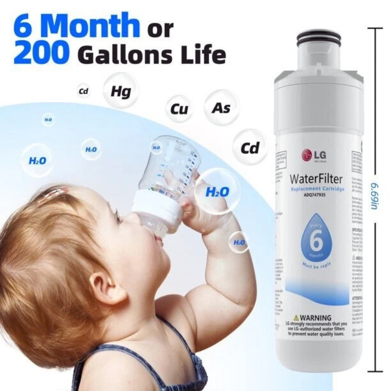 For LT1000P ADQ747935 1 PACK Refresh Refrigerator Ice Water Filter US Stock gallery