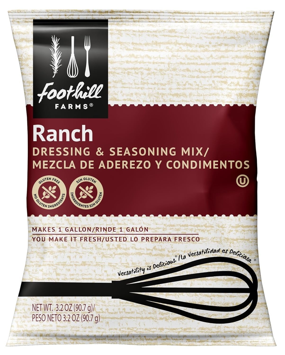 Ranch Dressing Seasoning Mix Foothill Farms Herbal Spice Blend 3 oz Pack of 18 gallery