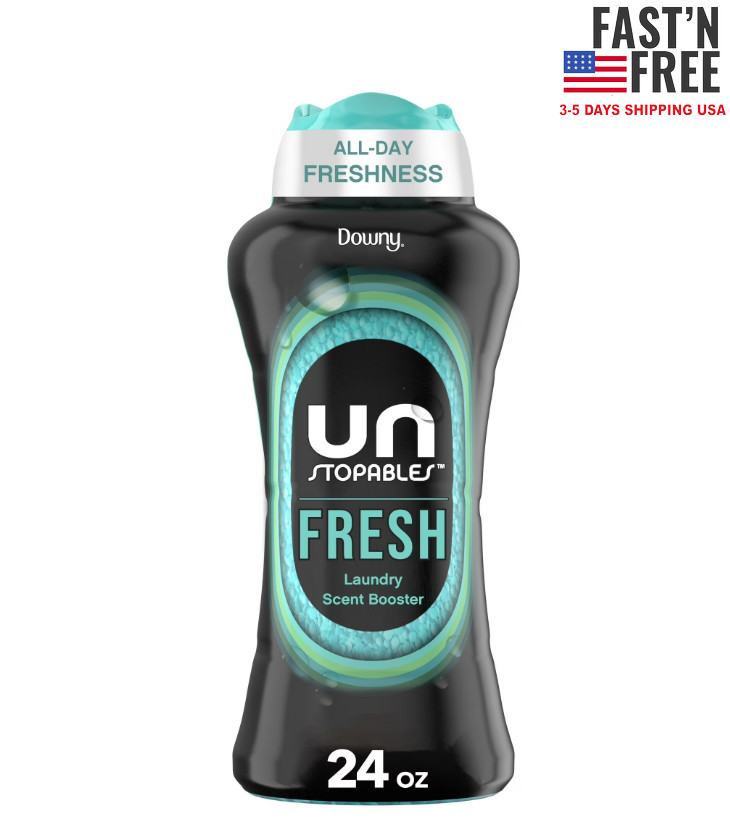 Downy Unstopables In-Wash Scent Booster Laundry Beads, Fresh Scent, 24 oz gallery