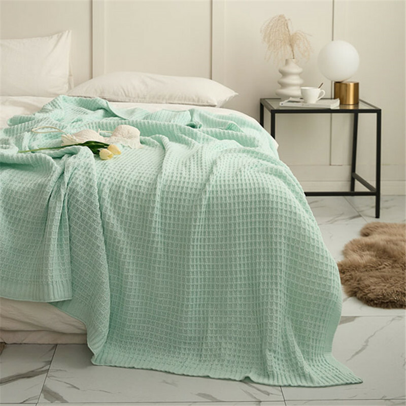 Plain Throw Blanket Soft Warm Sofa Bed Office Nap Blankets Cover All Size Decor gallery