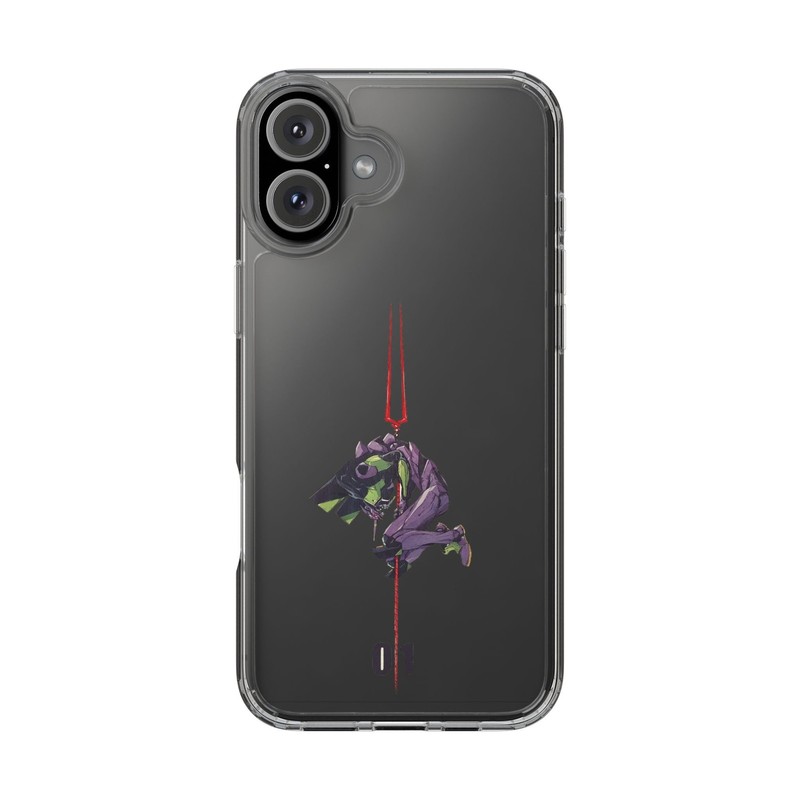 Eva 01, Longinus Style iPhone 15/16 Series Clear Cases