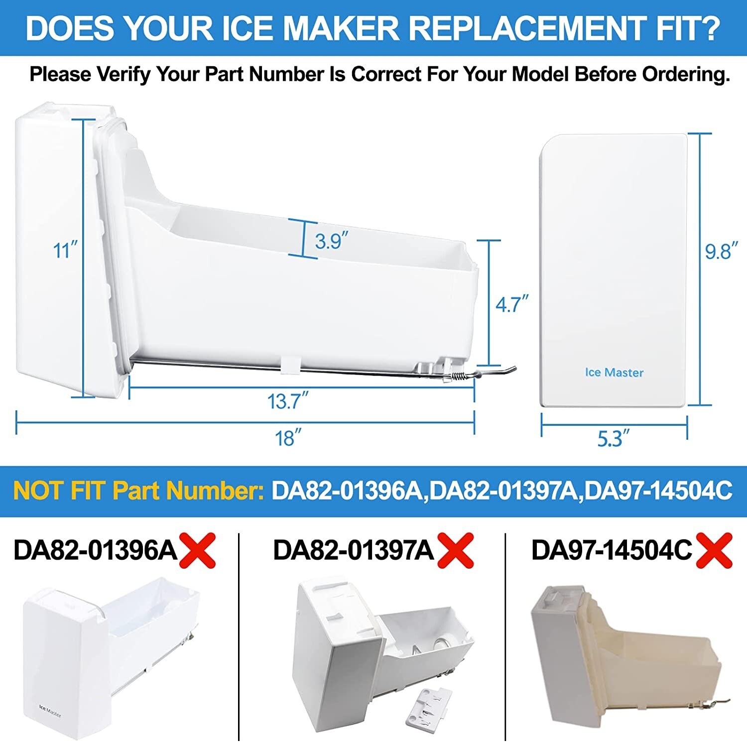 Ice Bucket Compatible with Samsung Refrigerator RF26J7500SR/AA RF28HFEDTSR gallery