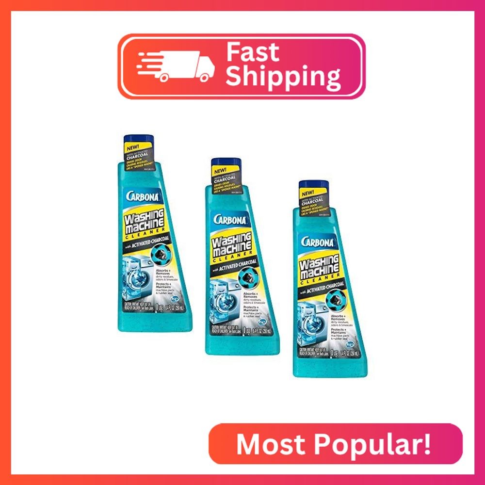 Carbona Washing Machine Cleaner with Activated Charcoal | Removes Odor-Causing R gallery