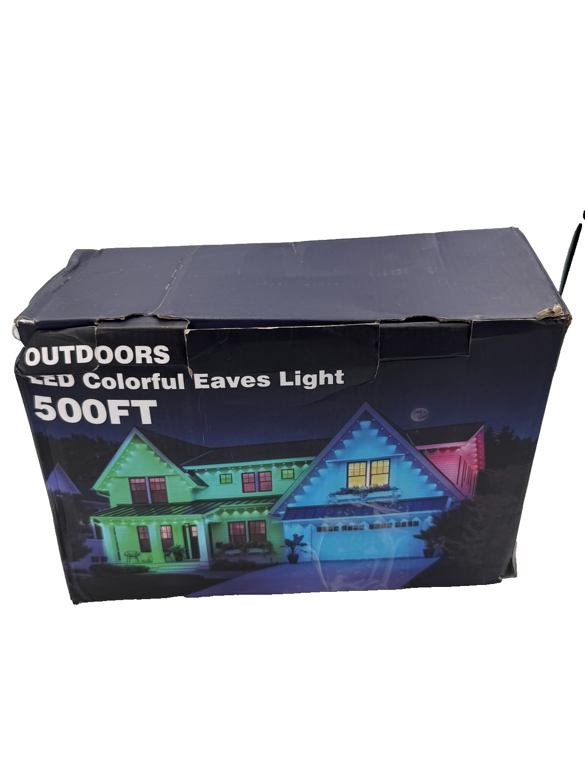500ft LED Colorful Eaves Lights Outdoor - ONLY LEDS! gallery