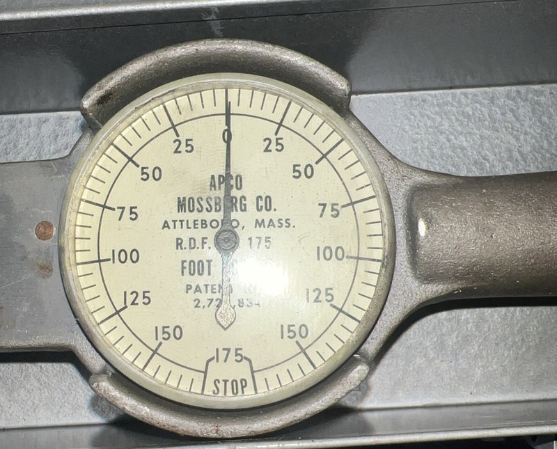 Apco Mossberg Dial Torque Wrench 1/2" Drive RDF-175 R/C 0-175 FT/lb 1155 Ratchet gallery
