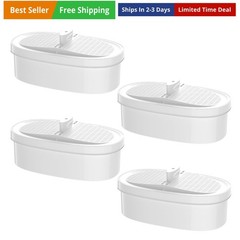 4 Pack WD-PF-01A Plus Replacement Filter for All Water-Drop Pitcher Filtratio…