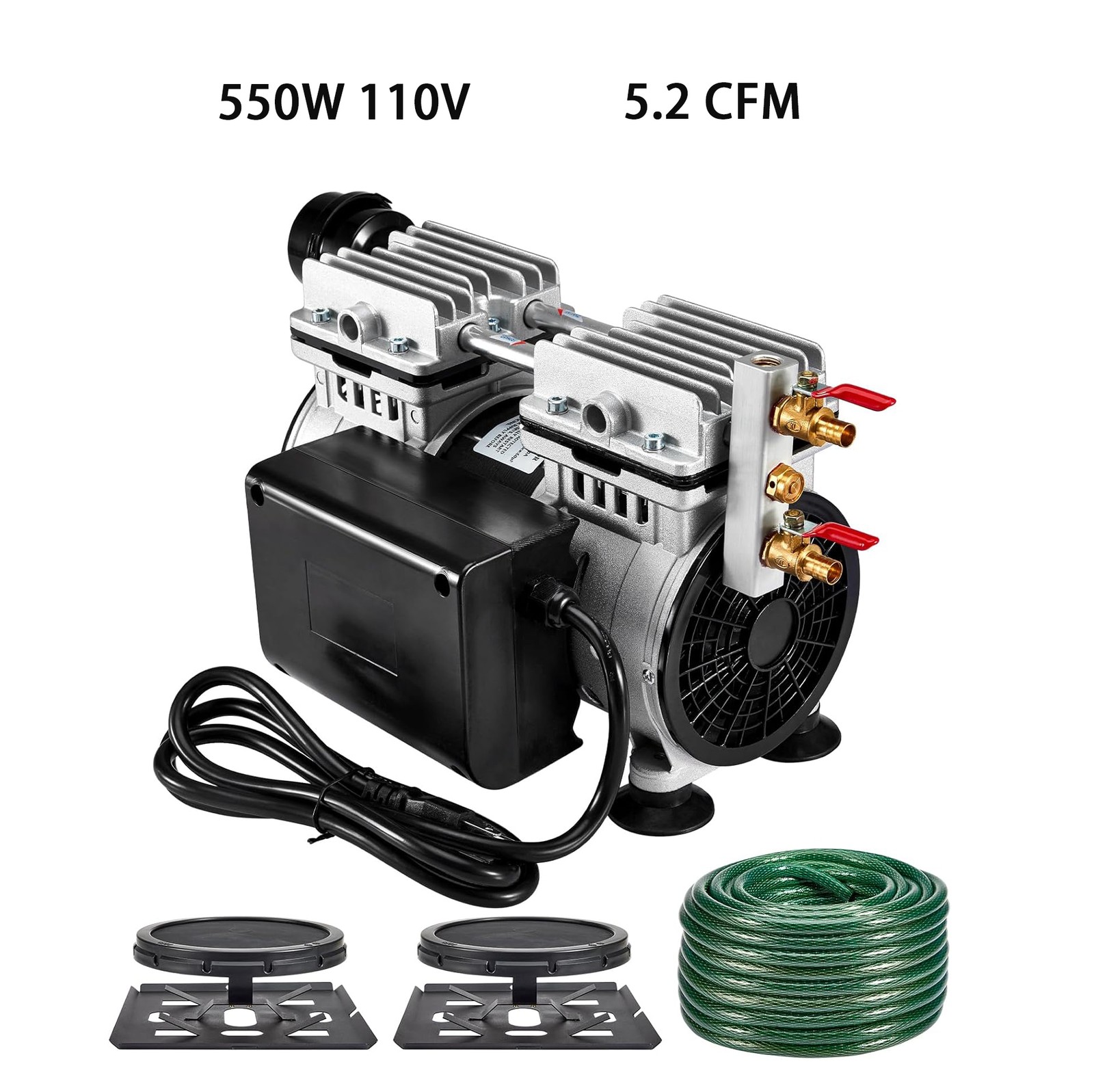 Pond Aerator 550W 5.35CFM High Pressure Air Pump Lake Aeration Floating Pump Kit gallery