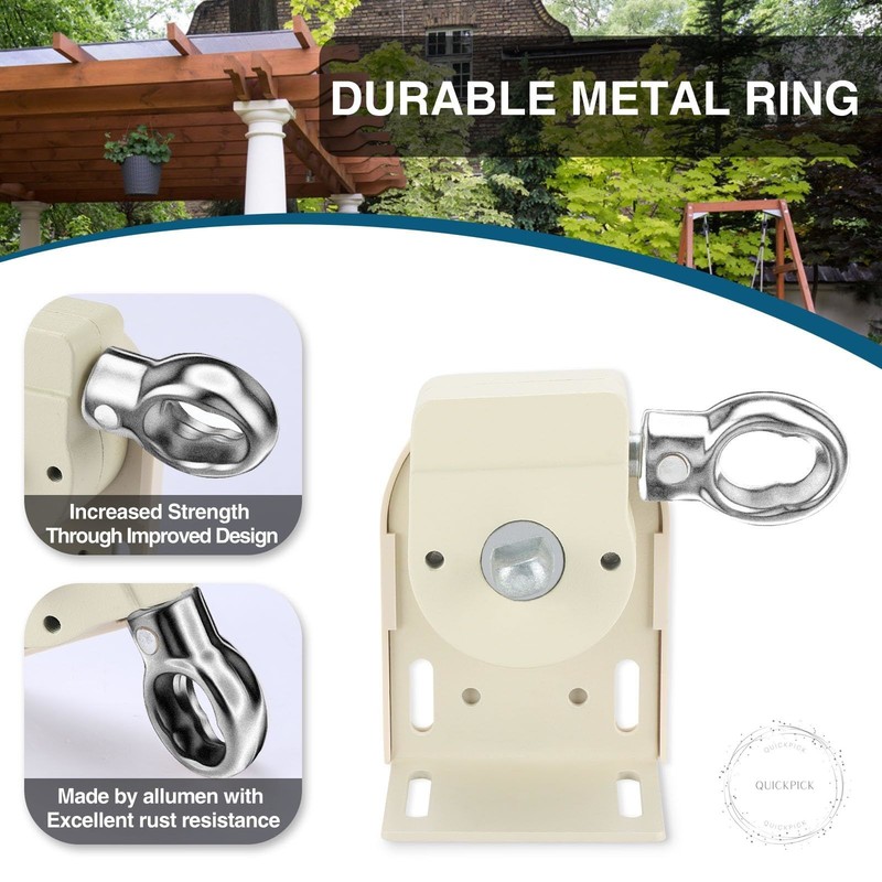 Coolaroo Shade Brackets with Metal Ring, Replacement Parts,For Coolaroo Exterior gallery