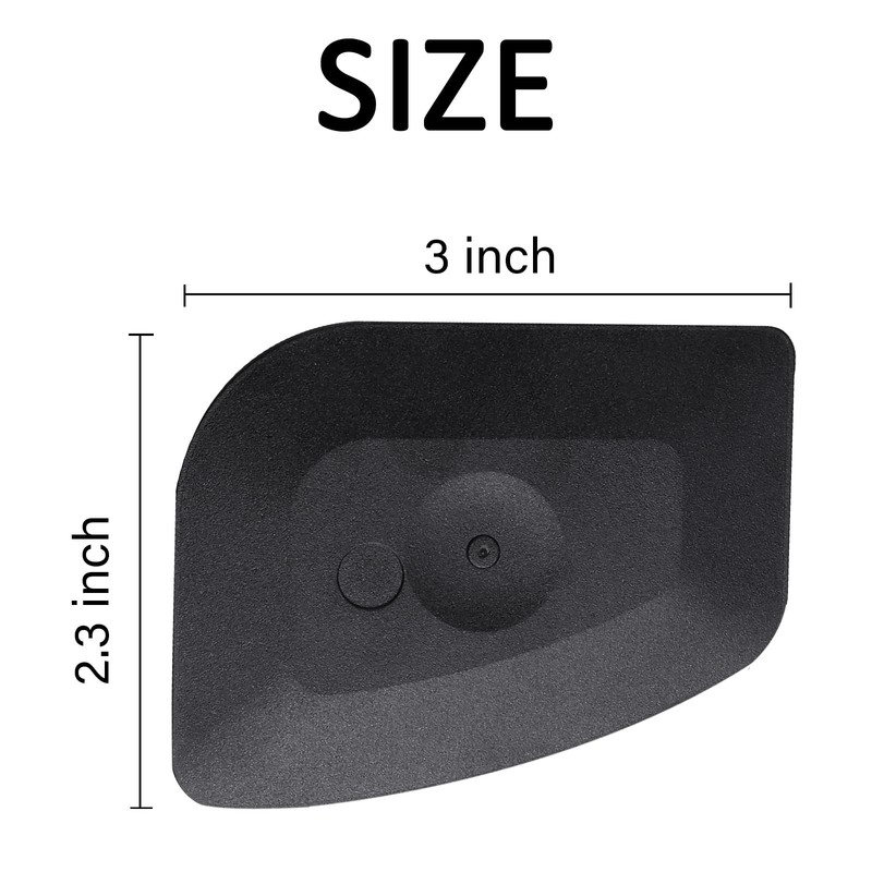 "3-Pack Plastic Pan Scraper Tool for Easy Kitchen Cleaning and Grease Removal" gallery