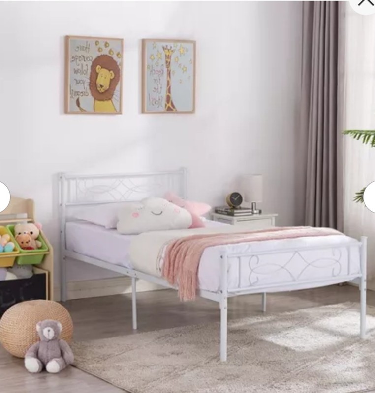 VECELO Modern Bed Frame Metal Platform Bed with Headboard & Footboard gallery