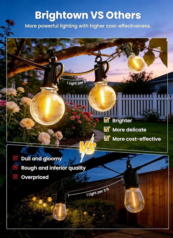58FT Solar String Lights Outdoor LED with Remote and Timer Waterproof Decor gallery