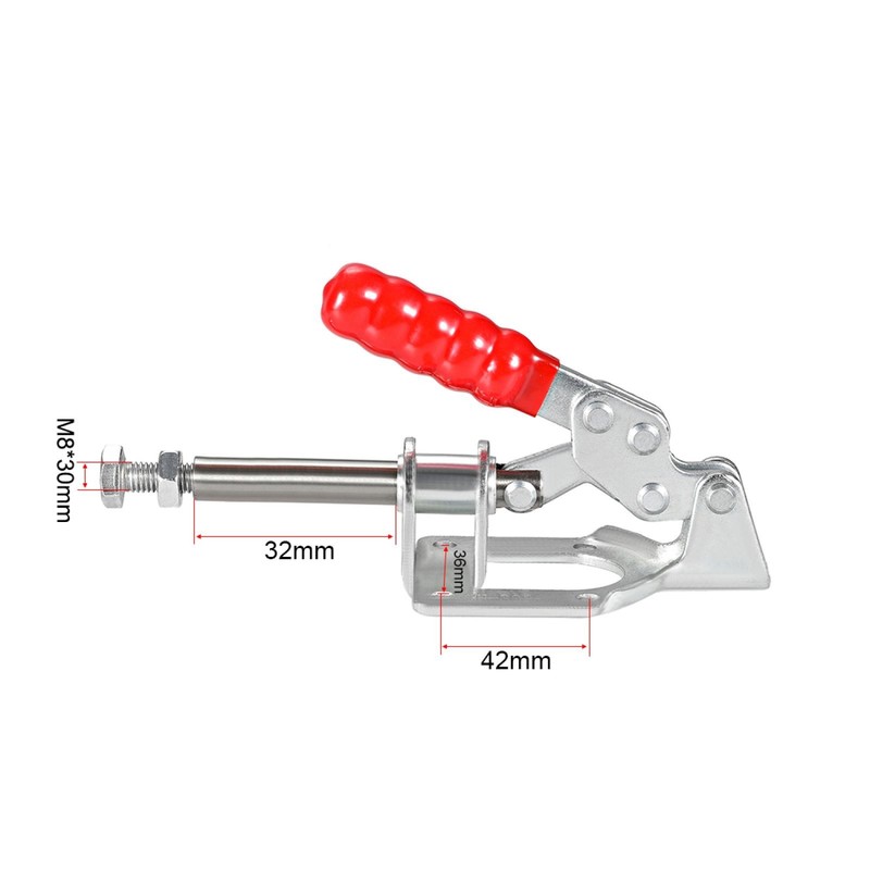Pull Push Action Toggle Clamp 330 lbs/150kg Holding Capacity 32mm Stroke gallery