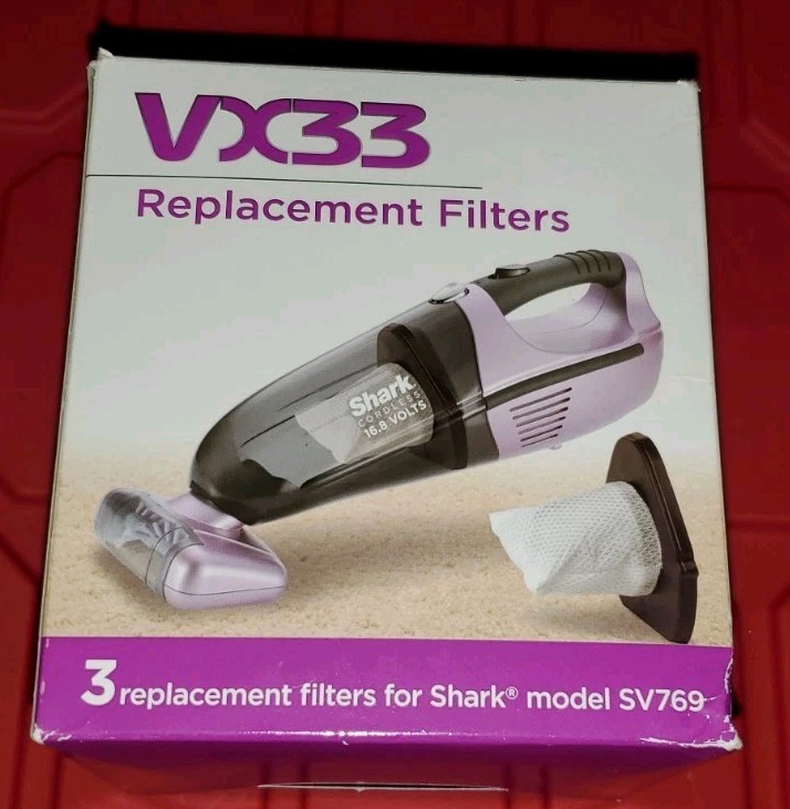 3 Shark VX33 Replacement Vacuum Filters SV769 Cordless Hand Vacuums Part XF769 gallery