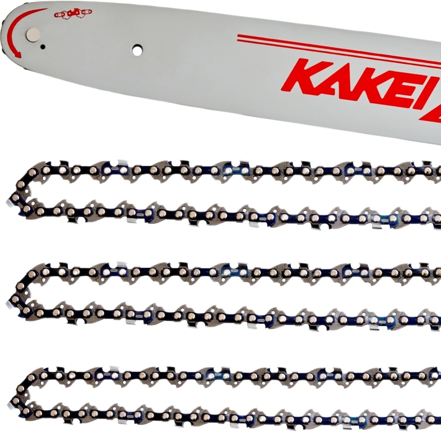 18" Chainsaw Guide Bar & 3 Chains for POULAN 260 2055 2375 3816 4018 4218 4218A gallery