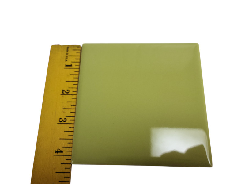 Lime Green Ceramic Tile Shower Backsplash 4.25 in Subway Mid Century Modern gallery