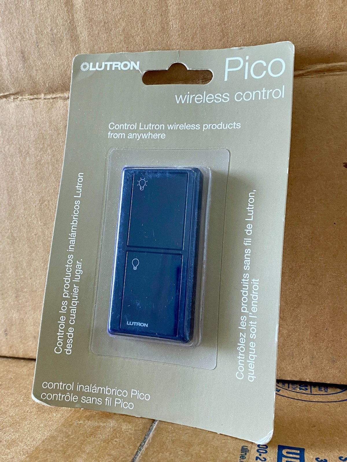 NIB Lutron Pico Remote (2-Button On/Off) for Caseta Smart Switch(PJ2-2B-GXX-L01) gallery