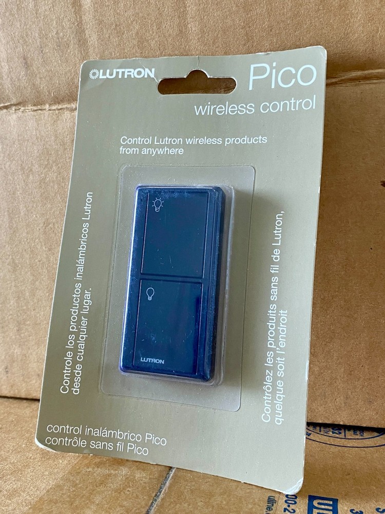 NIB Lutron Pico Remote (2-Button On/Off) for Caseta Smart Switch(PJ2-2B-GXX-L01)