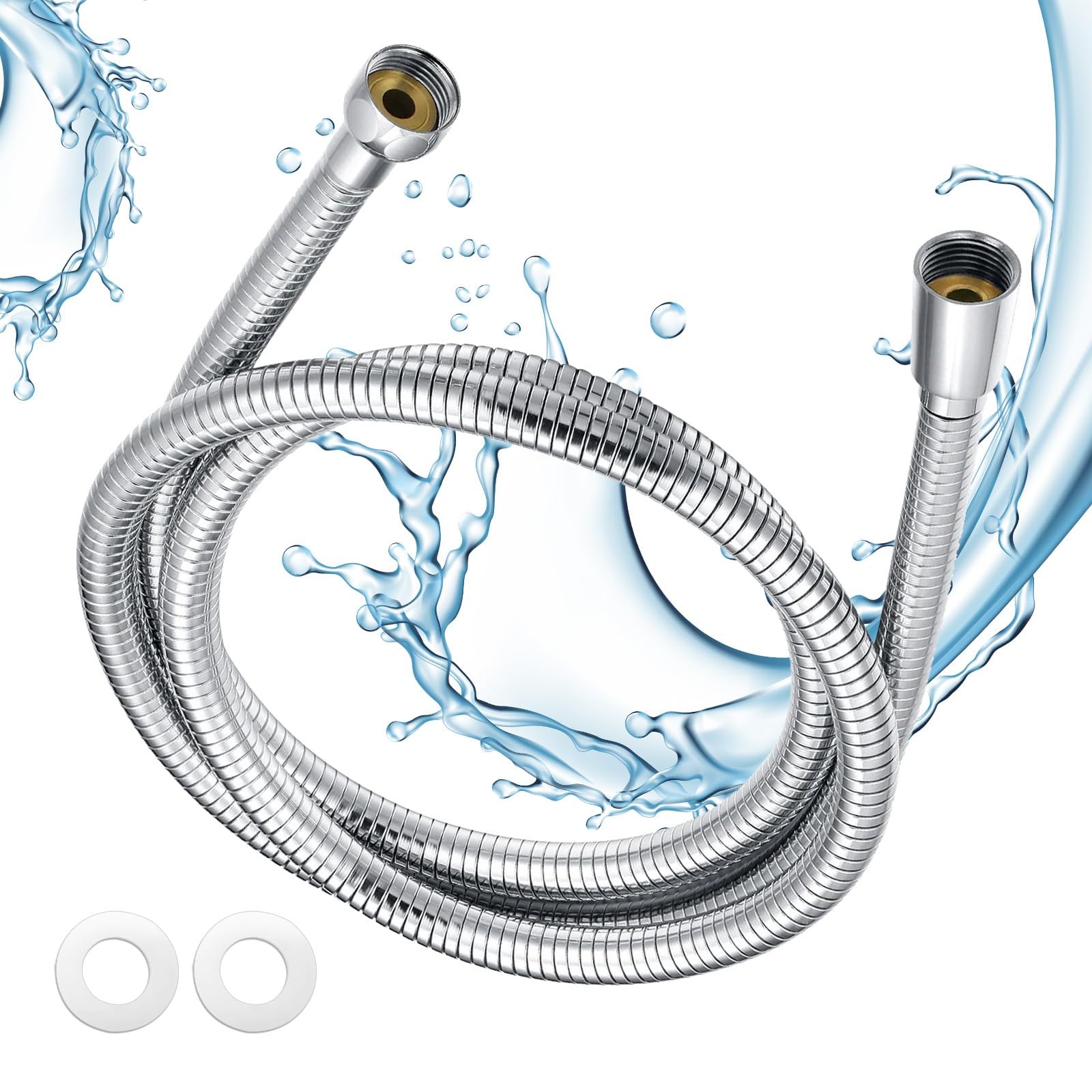 Shower Hose, 79 Inches Shower Hose Extra Long, Premium 304 Stainless Steel gallery