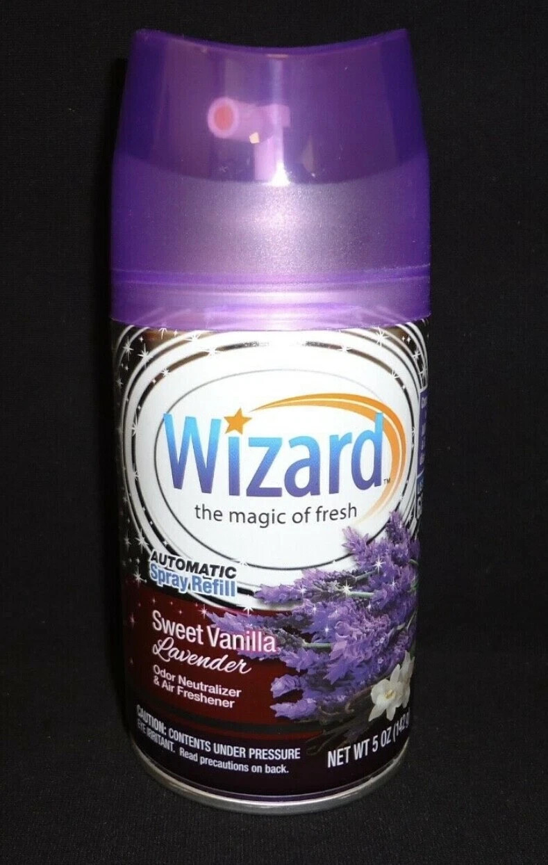 12 Wizard Automatic Spray Refills Sweet Vanilla Lavender 5 oz FIT GLADE AIRWICK gallery