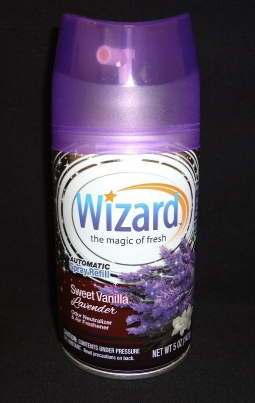 12 Wizard Automatic Spray Refills Sweet Vanilla Lavender 5 oz FIT GLADE AIRWICK gallery