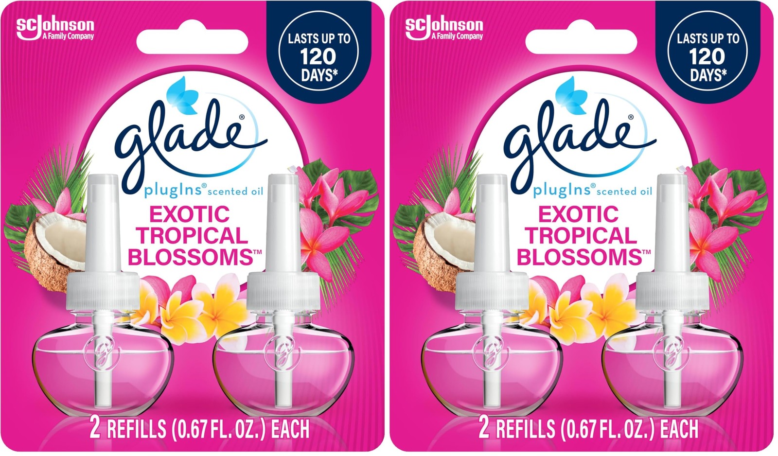 Glade PlugIns Refills Air Freshener, Scented and Essential Oils for Home and gallery