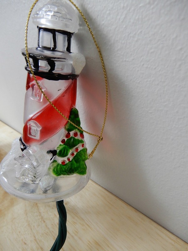 Christmas Lighthouse String Light Set Indoor Outdoor 10 lights 10 feet long gallery