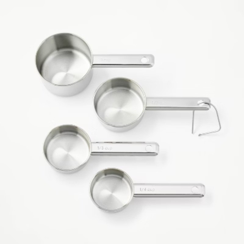 4pc Stainless Steel Measuring Cups gallery