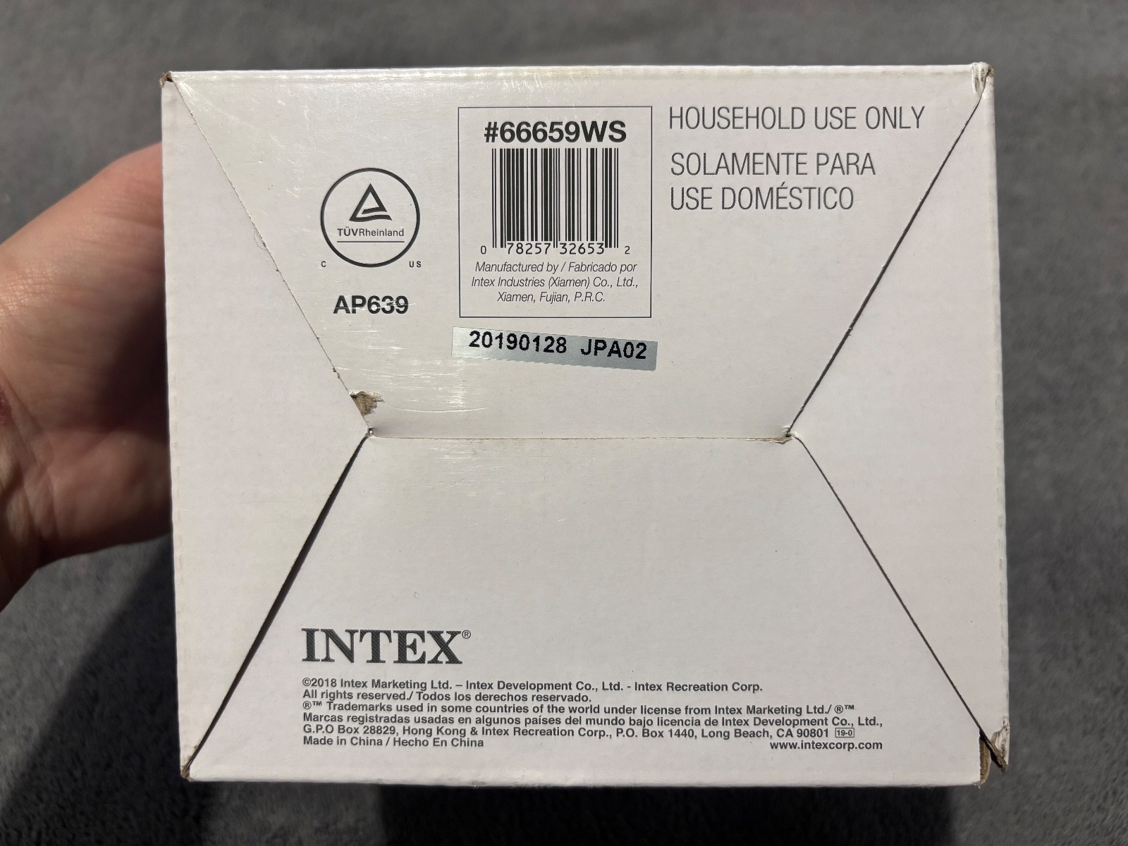 Intex Quick Fill Electric Air Pump 120V AC 3 Nozzles 66659WS Inflate/Deflate New gallery