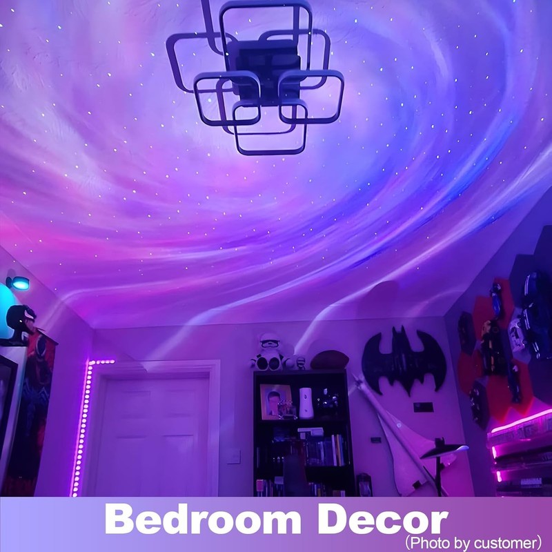Larger Coverage Area Galaxy Projector,with Changing Galaxy Shapes Star gallery