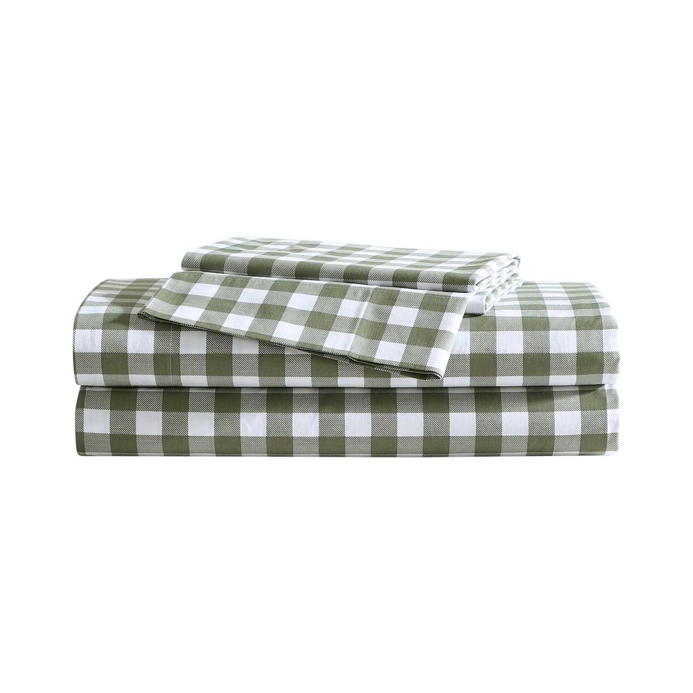 - Twin Sheet Set, Crisp & Cooling Sheets w/a Naturally Smooth Cotton Percale ...