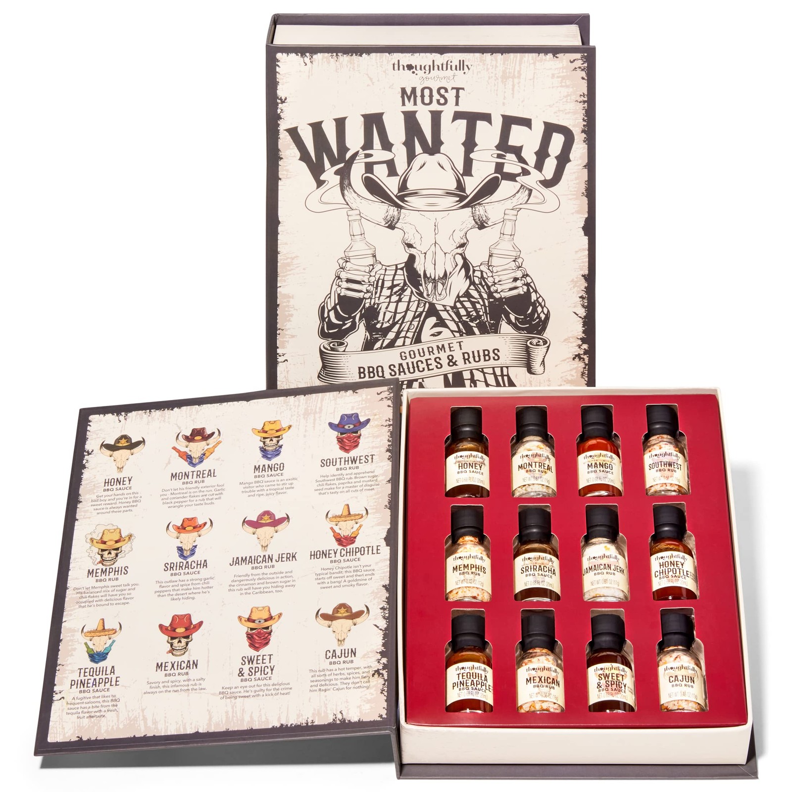 BBQ Sauce Rub Sampler Set Western Themed Gift Dad Grilling Enthusiast 12pc gallery