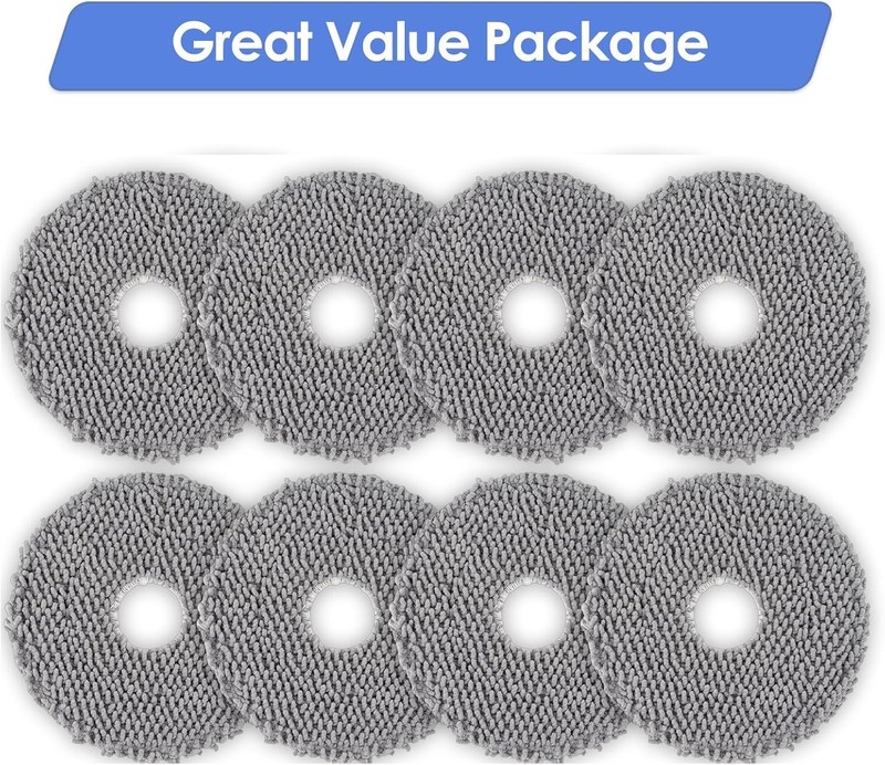 8 Pieces - Replacement Mop Pads for iRobot Roomba Plus 405 Combo/Plus 405 Combo/ gallery
