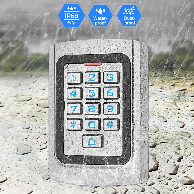 Wired Access Control Keypad for 2000 Users | Waterproof | PIN/ID Entry gallery