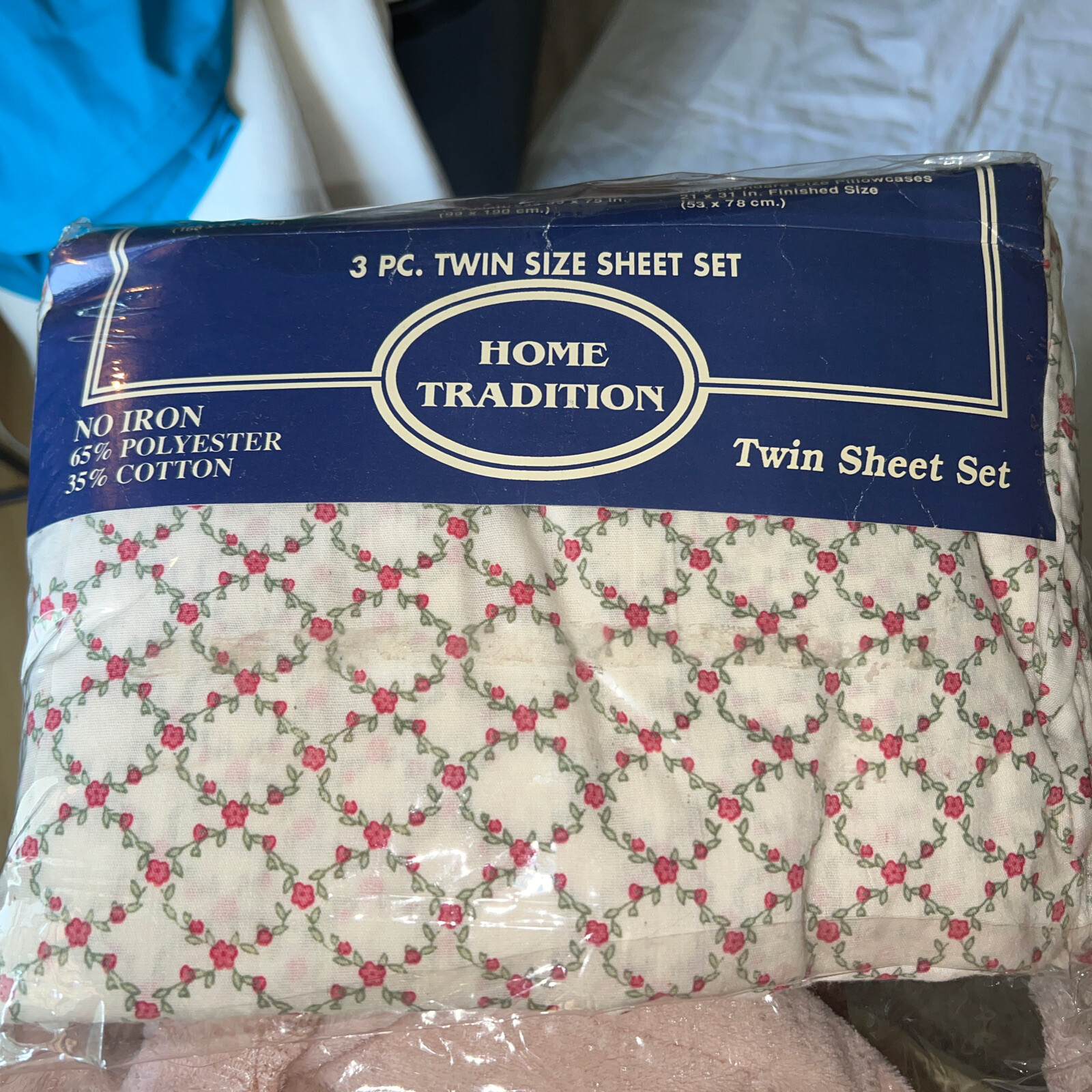 Home Tradition “ Candice” Twin Sheet Set -poly Cotton Blend gallery