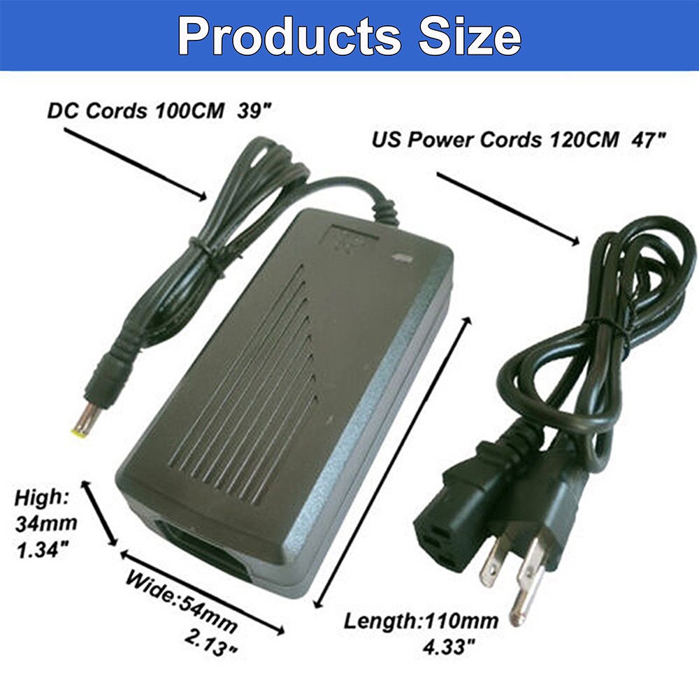 12V Transformer 12V 5A Universal 60W Power Supply LED Lights 110V AC To 12V DC gallery