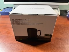 Amazon 2-in-1 Wireless Charger & Mug Warmer Keep Warm 8 Hours White New