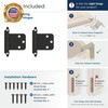 BPR3417FB | Cabinet Hinge | 3/8 Inch (10 Mm) Inset Non-Self Closing Face Mount | gallery