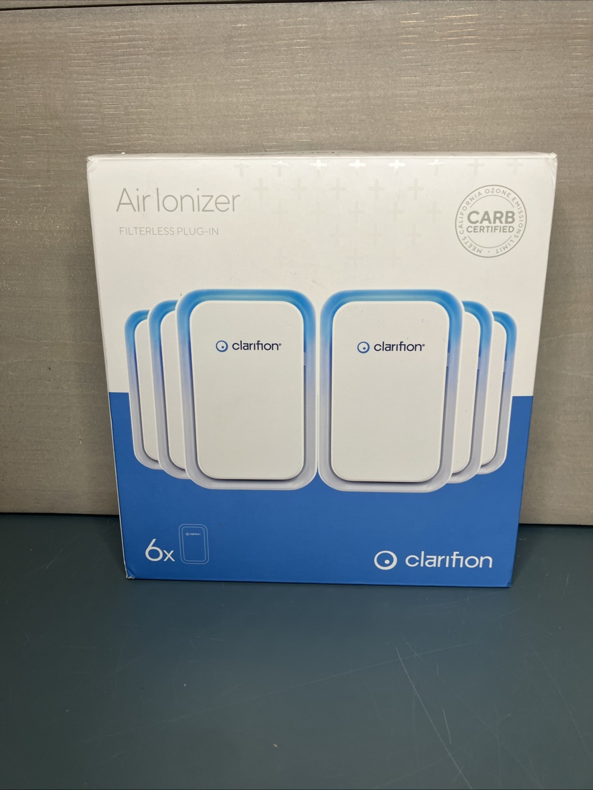 1 Clarifion 6-Pack GL-139 Filterless Air Ionizers Home Negative Ion Filtration gallery