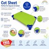 Sheets Stargazer Cot Sheets 12pc Green 22x40in gallery