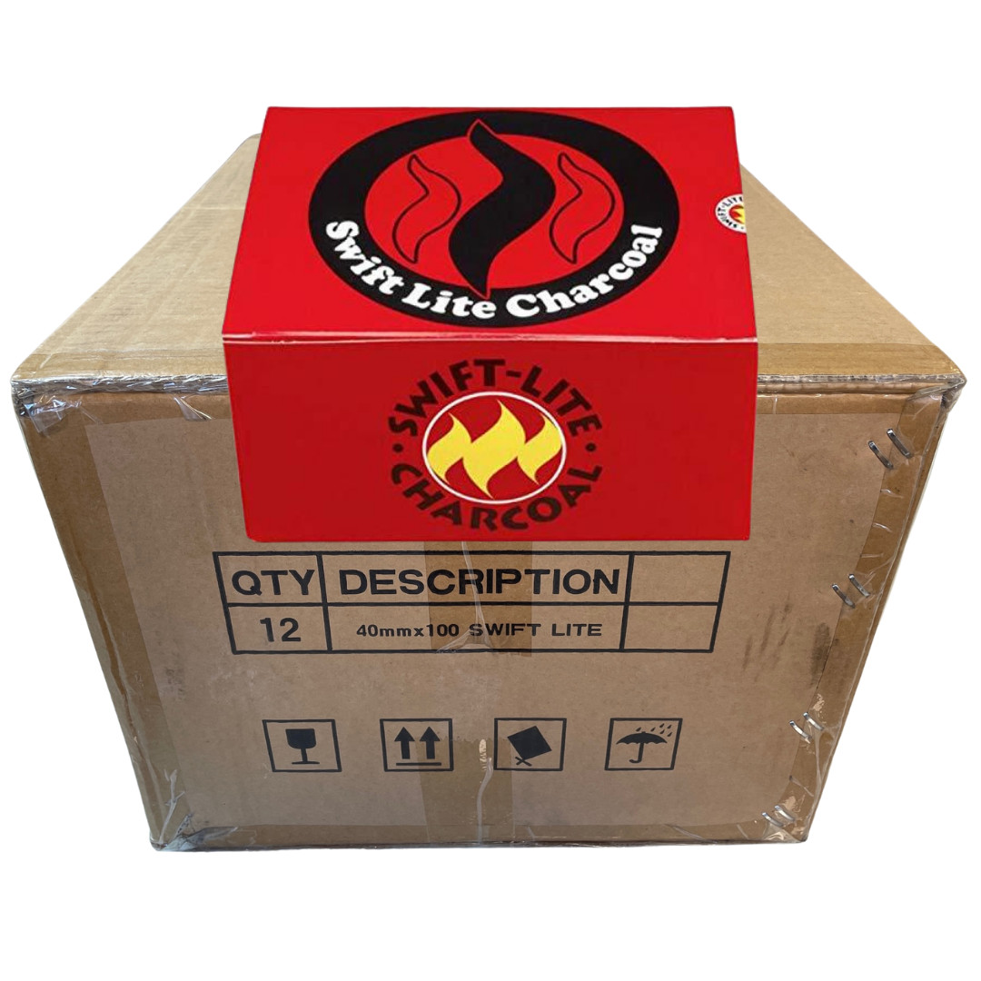 Swift Lite Large 40MM Charcoal Incense Resin 10 - 100 Pack (Choose Amount) gallery